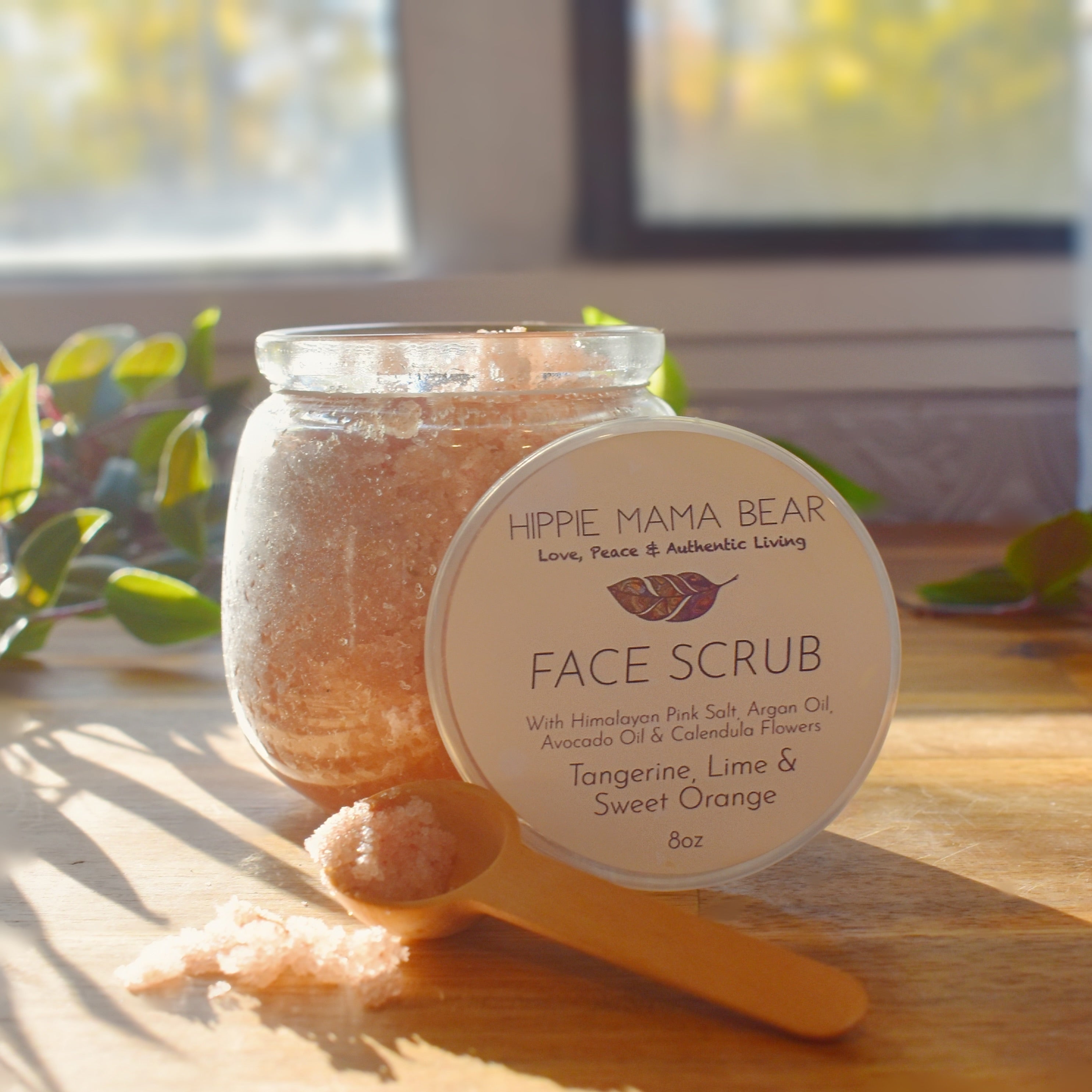 Face Salt Scrub- with Argan & Avocado oil