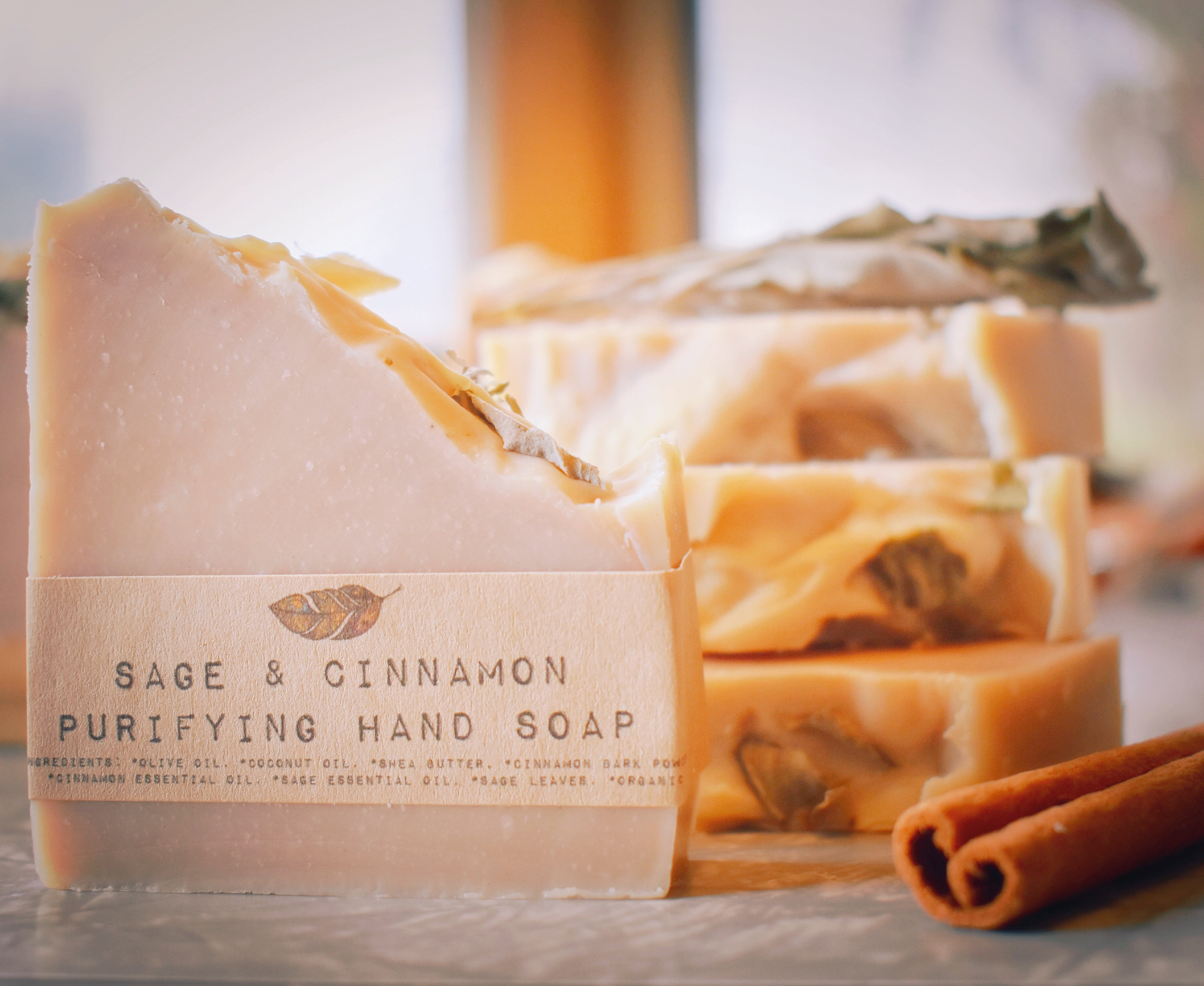 Sage & Cinnamon Purifying Hand Soap Bar